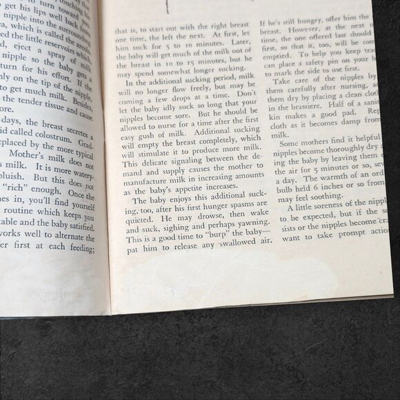 1963 Infant Care Pamphlet + Ephemera Lot Children’s Bureau John J Rhodes Rambler - Picture 4 of 12